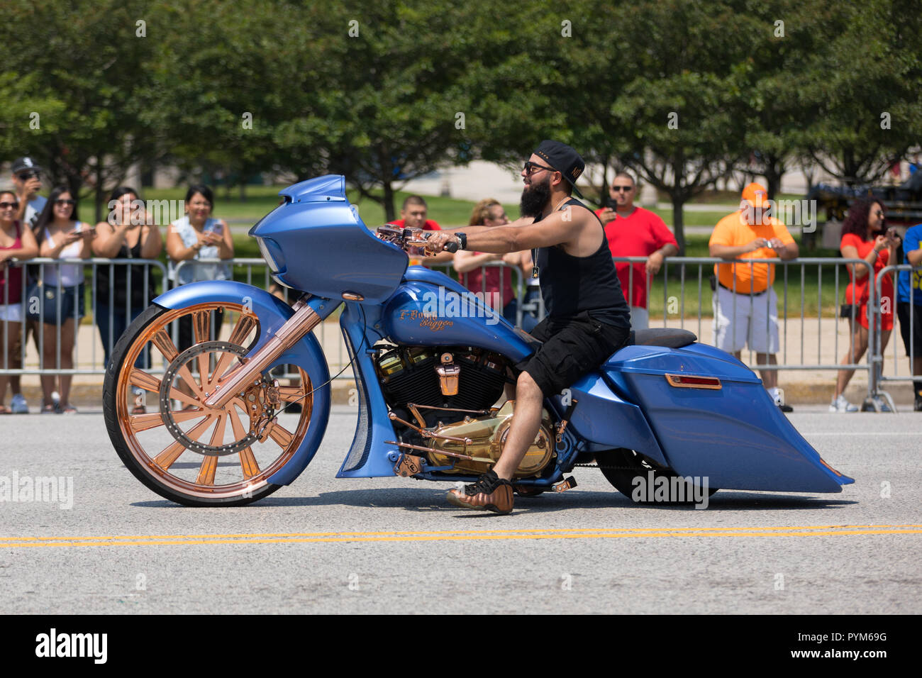 Chicago, Illinois, USA June 16, 2018 The Puerto Rican Day Parade