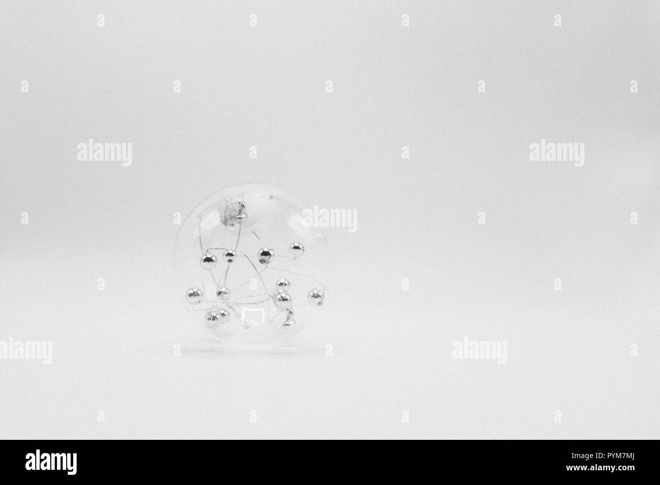 Monochrome Elegant Christmas Wallpaper Background Of Tree Decorations Classy Holidays Image In Black And White Stock Photo Alamy