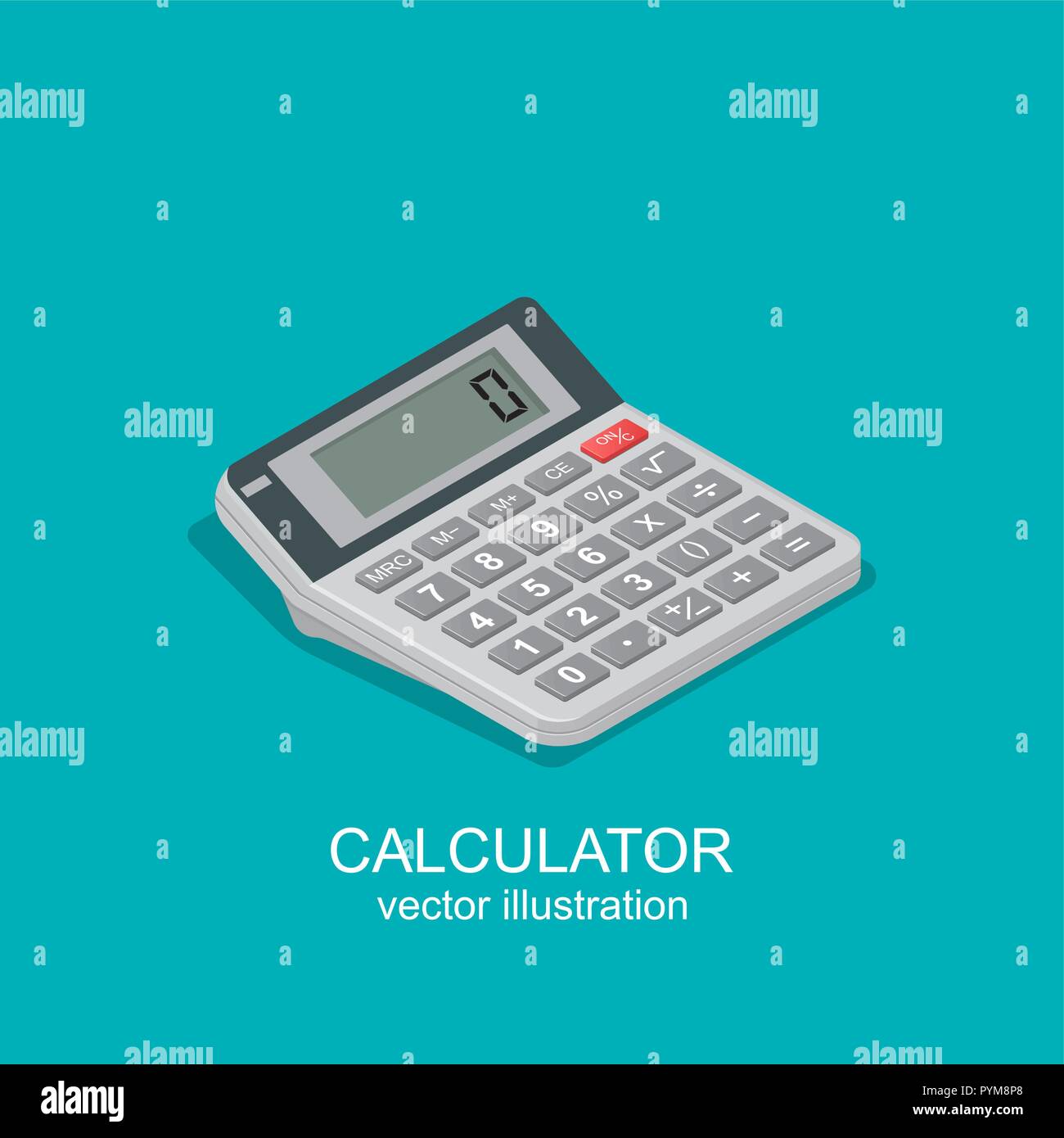 Calculator design Stock Vector Images Alamy