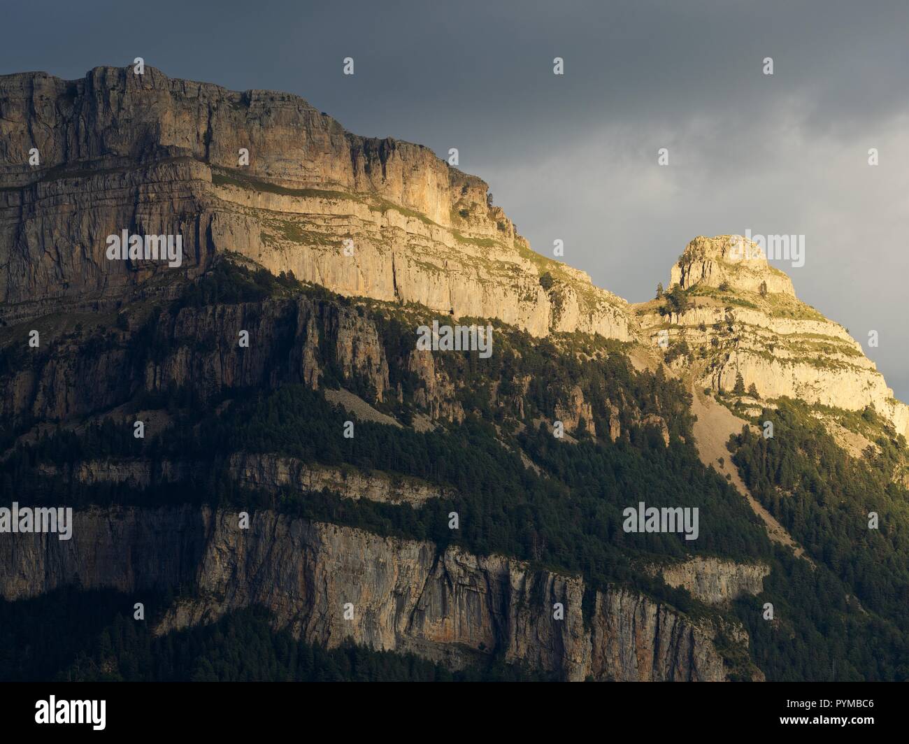 A view into the Canyon Anisclo Stock Photo - Alamy