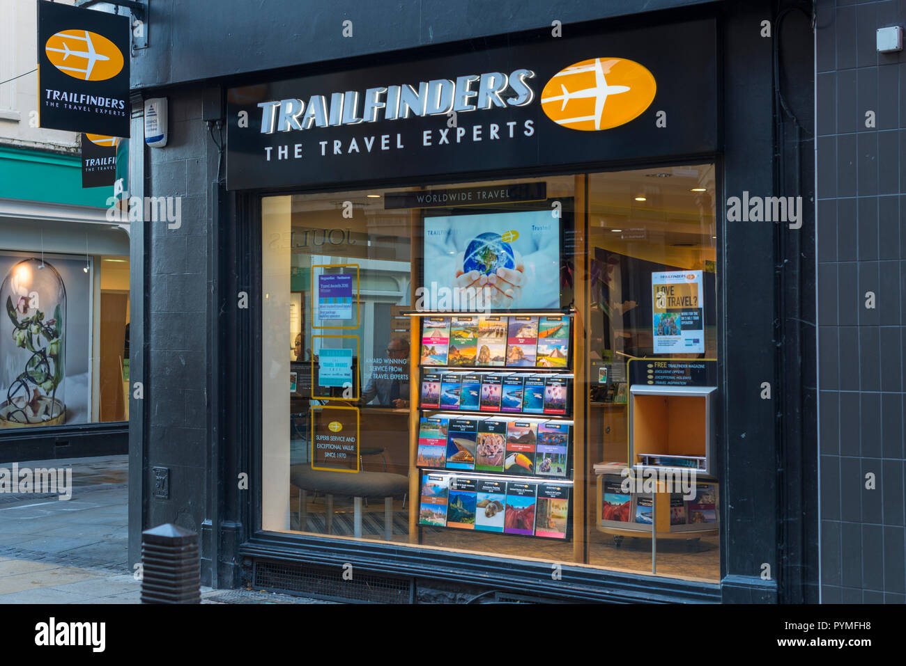 Trailfinders Travel Agents In Cambridge England UK Stock Photo Alamy