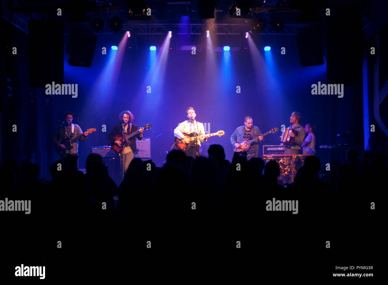 Germany, Cologne - September 15, 2018. The German band Swutscher performs a live concert at Gebäude 9 in Cologne. (Photo credit: Gonzales Photo - Thomas Neukum). Stock Photo
