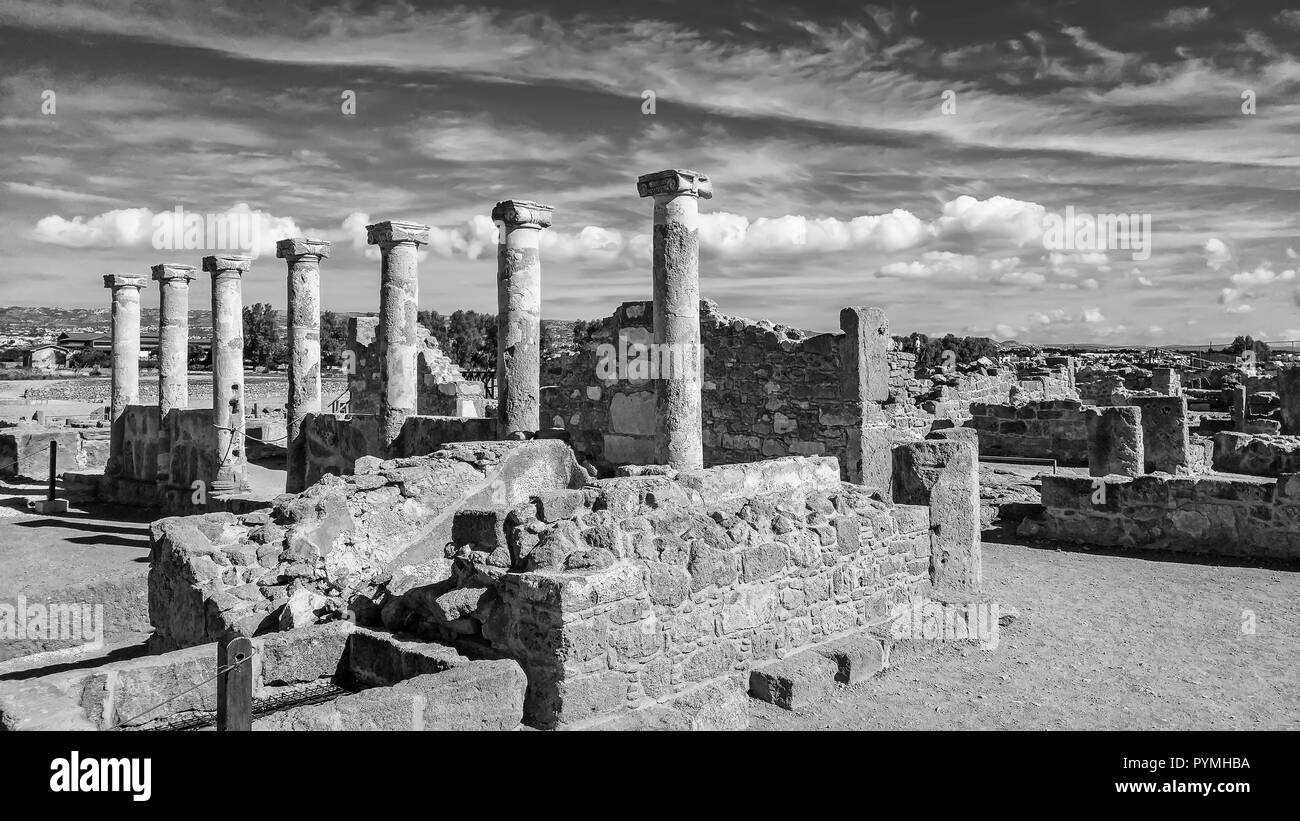 Landmark ancient greek site Black and White Stock Photos & Images - Alamy