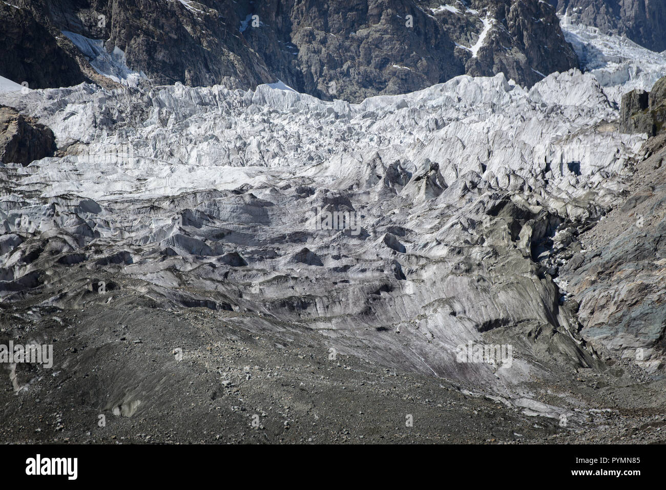 Caucasus mountain autumn landscape from the Svaneti region in Georgia Stock Photo