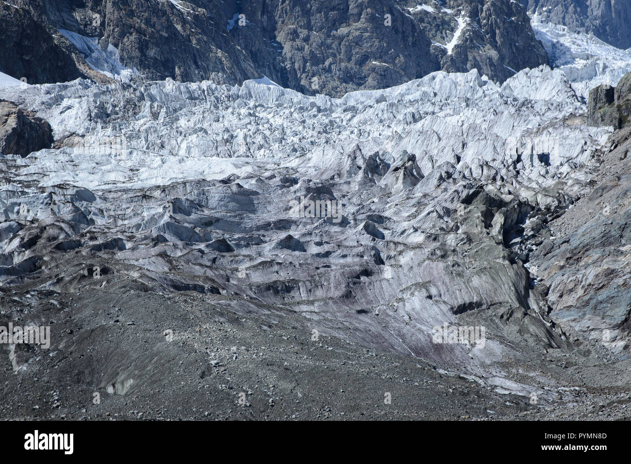 Caucasus mountain autumn landscape from the Svaneti region in Georgia Stock Photo