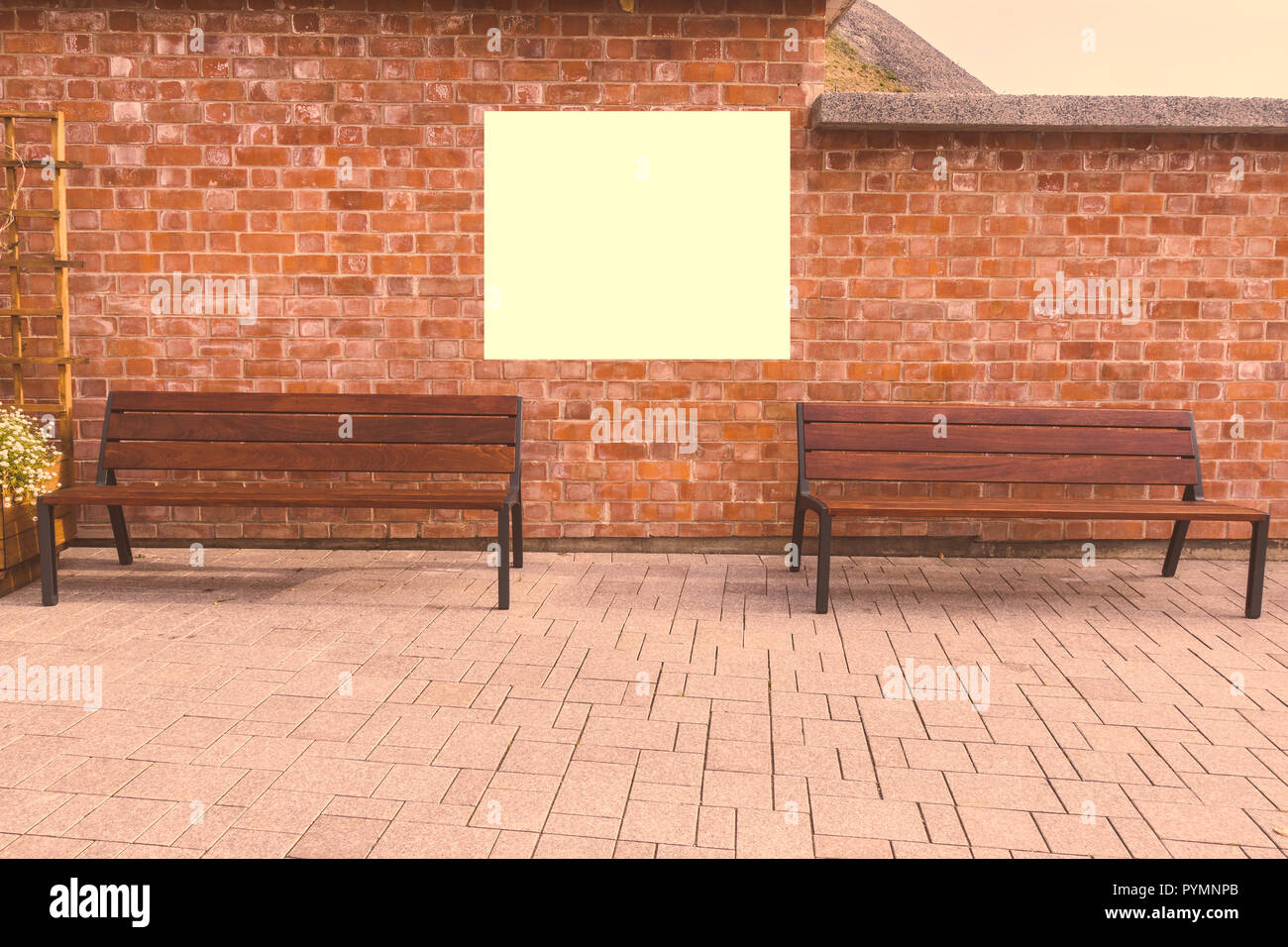 Mock Up Blank Vertical Billboard Poster Frames Advertising On