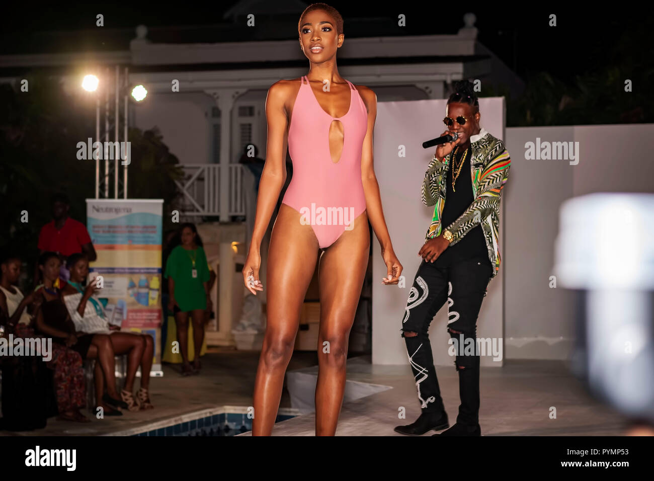 International Fashion Festival (Barbados Fashion Week) 2018; October 27-28; 2018; Bellevue House; St. Michael; Bridgetown; Barbados Stock Photo
