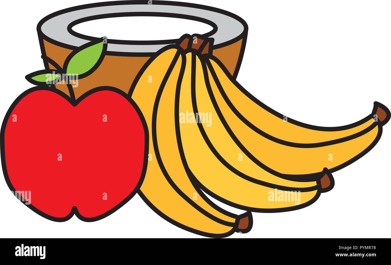 fruits fresh organic Stock Vector Image & Art - Alamy