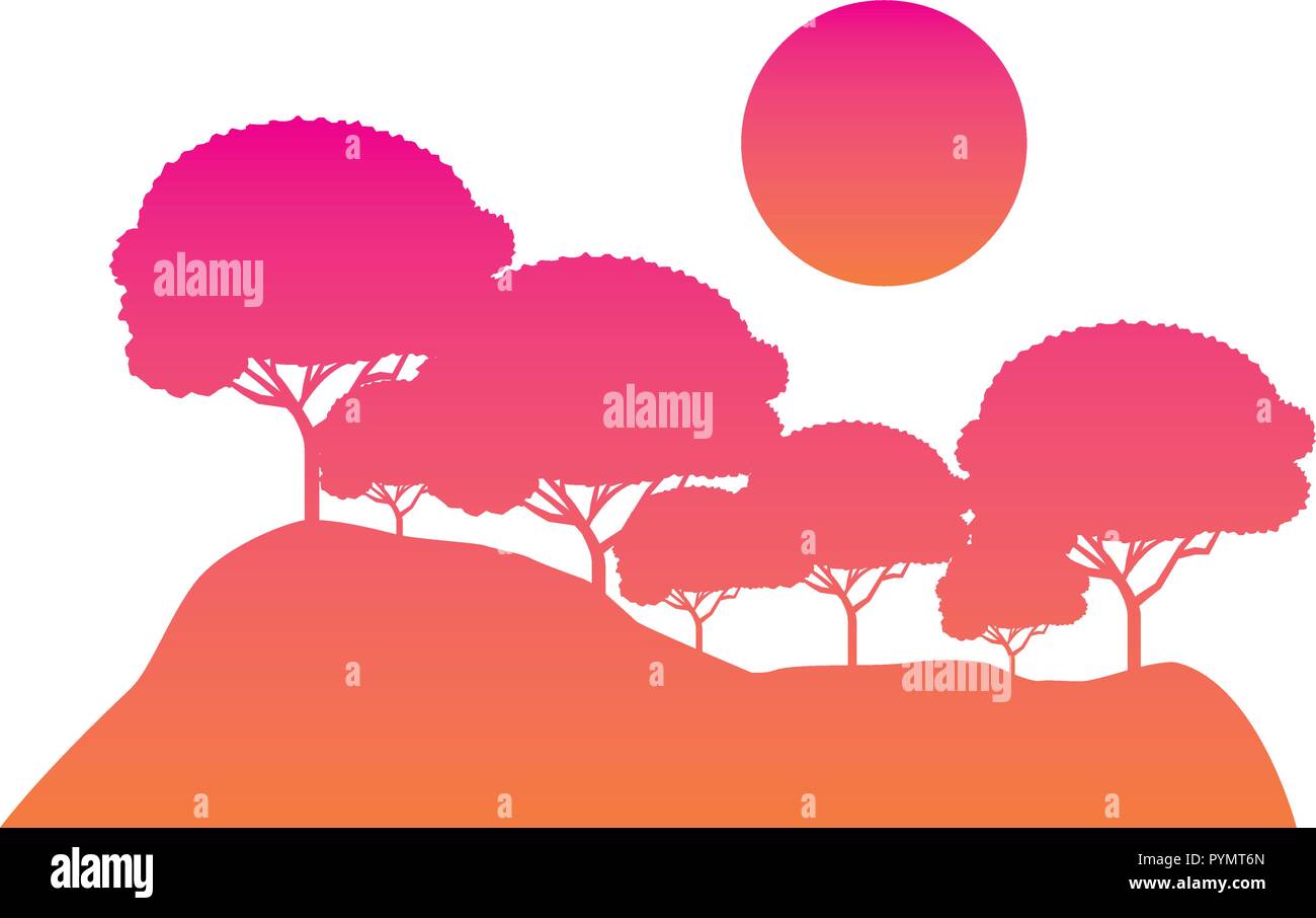 nature landscape background Stock Vector Image & Art - Alamy