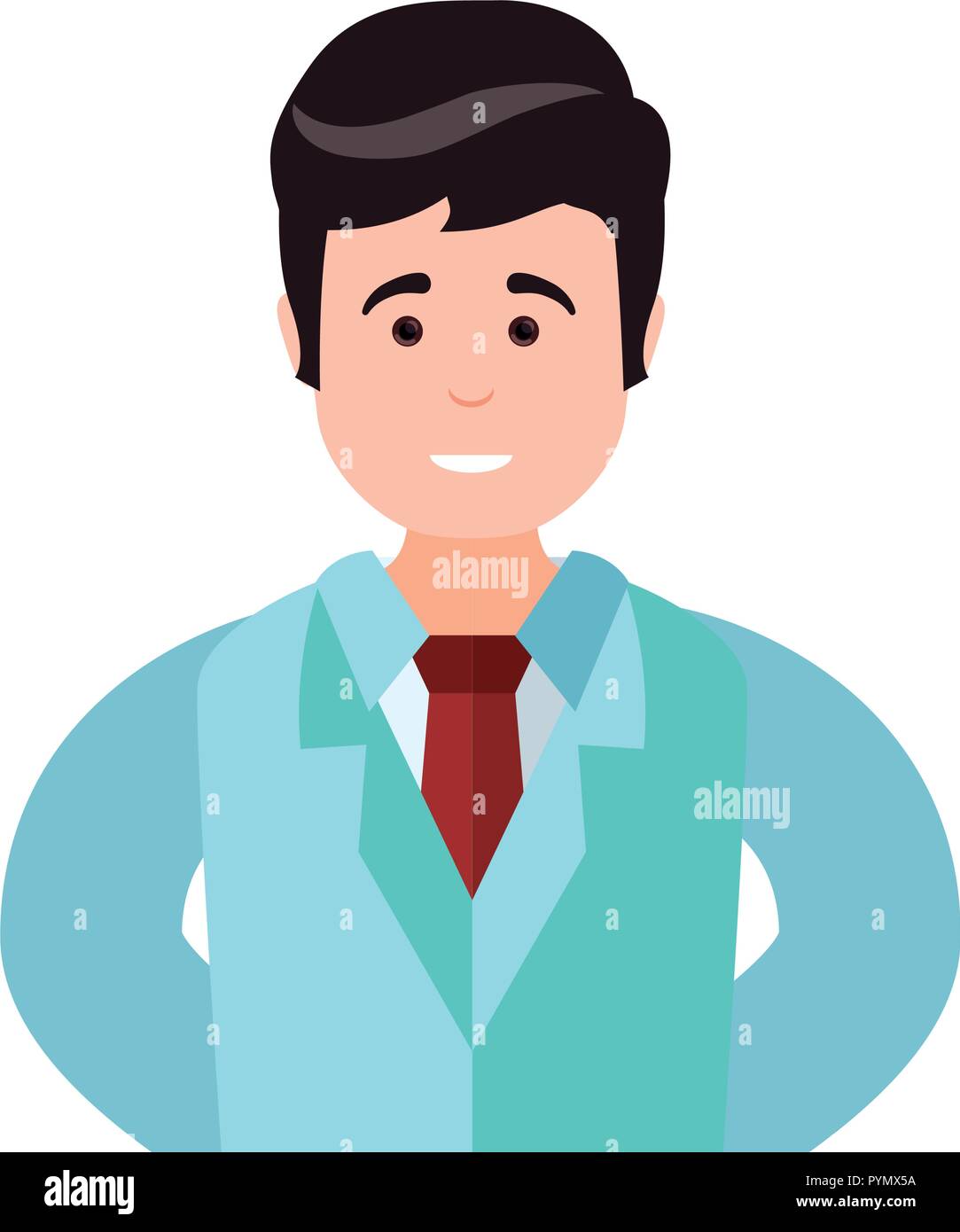 doctor avatar character icon vector illustration design Stock Vector ...