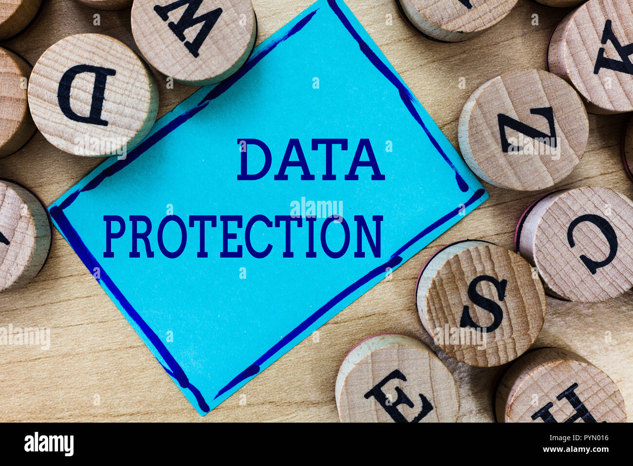 Data Protection Text Word writing text Data Protection. Business concept for Protect IP ...