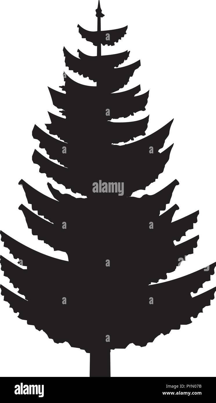 tree nature landscape Stock Vector Image & Art - Alamy