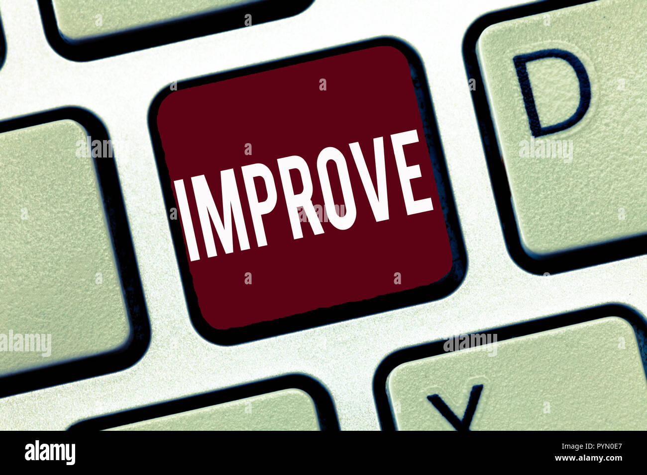 Word writing text Improve. Business concept for Make become better ...