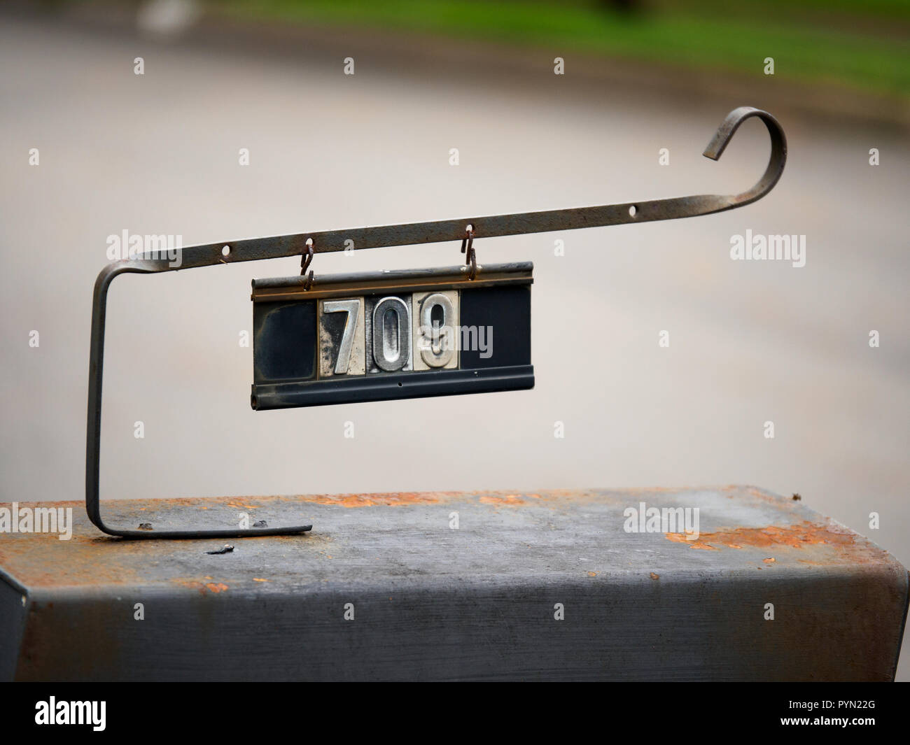 Vintage mailbox Stock Photo