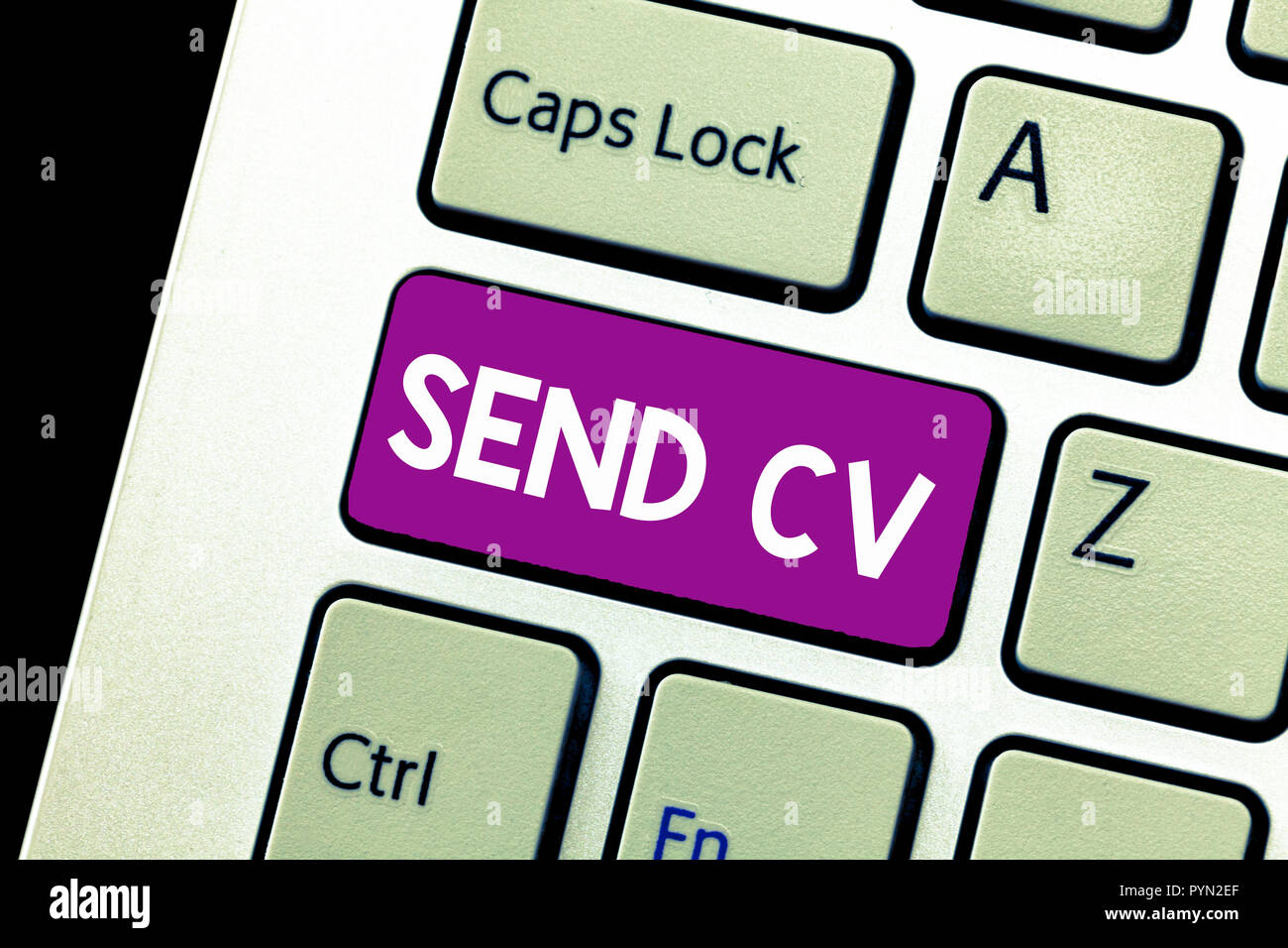 Cv curriculum vitae send resume hi-res stock photography and images - Alamy