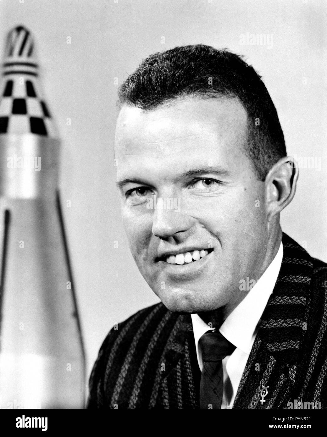 (May 1960) --- Astronaut L. Gordon Cooper Jr. Portrait Stock Photo
