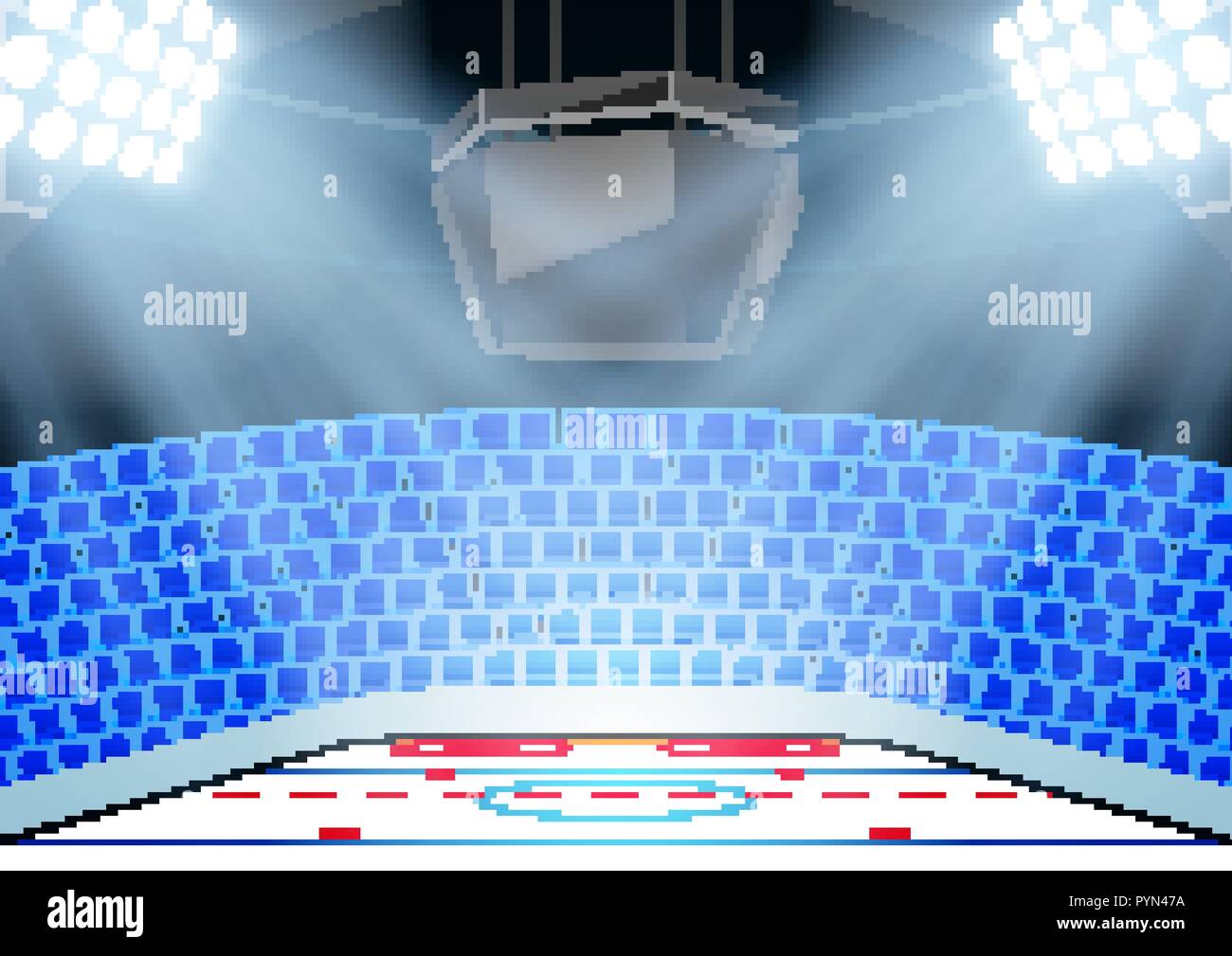 Ice arena seats Stock Vector Images Alamy