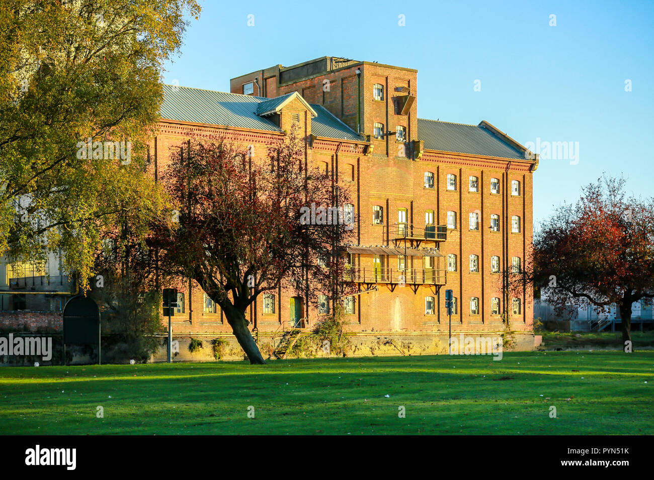Whitworths Mill, a Victorian era building on the banks of the rIver