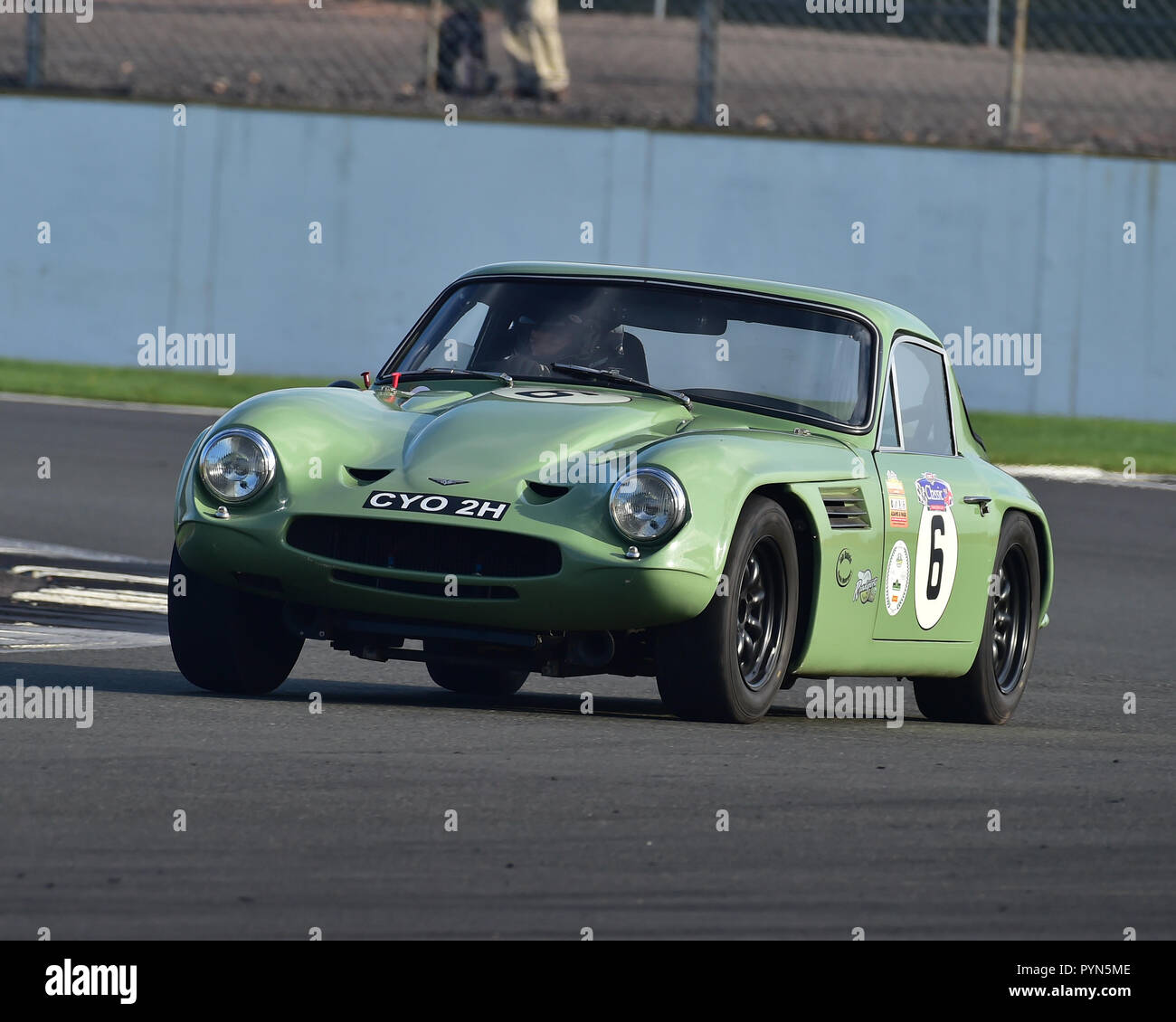 Johan Denekamp, TVR Tuscan, Historic Road Sports, Silverstone Finals Historic Race Meeting, Silverstone, October 2018, cars, Classic Racing Cars, Hist Stock Photo