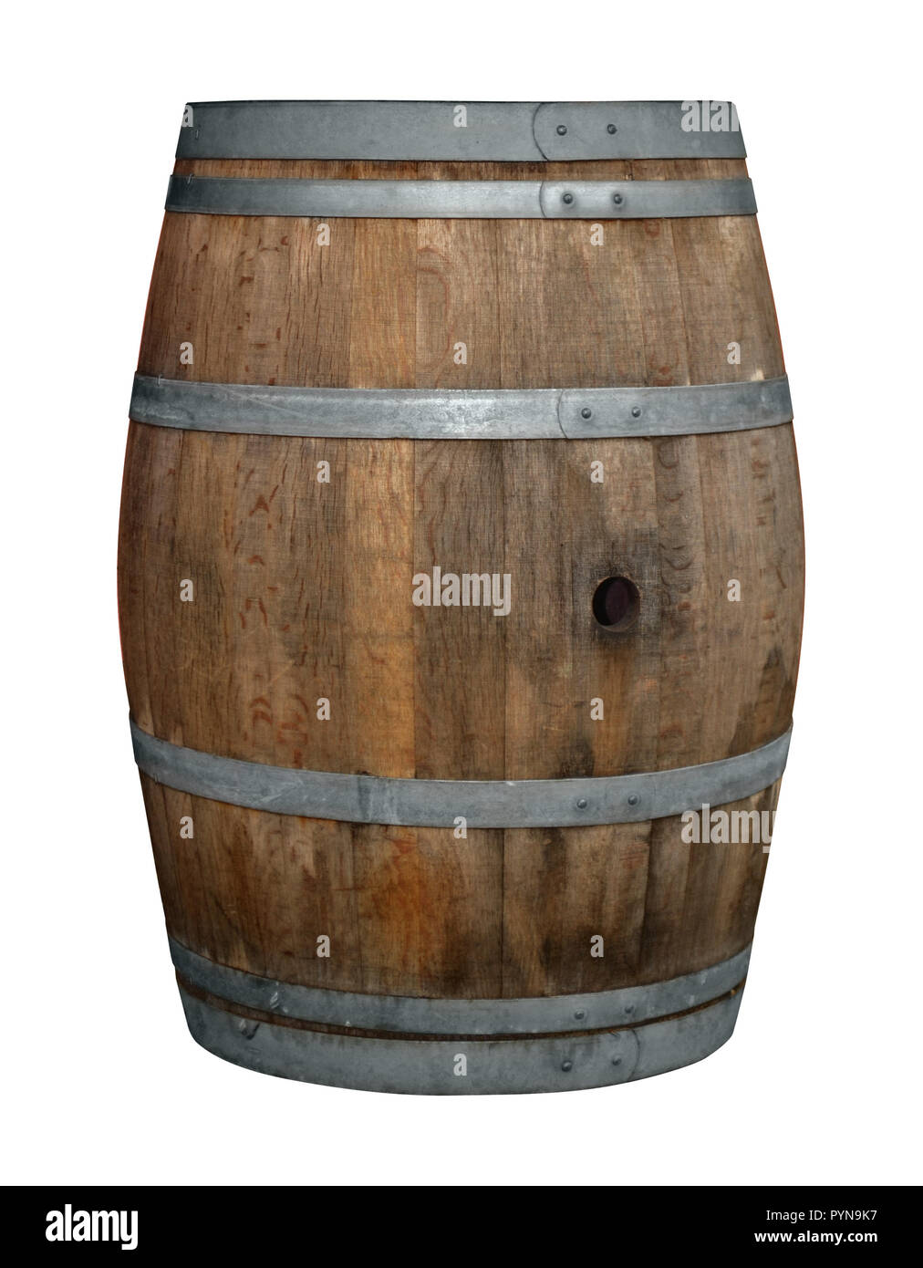 barrel whiskey barrels wine beer alcohol stock basket Stock Photo