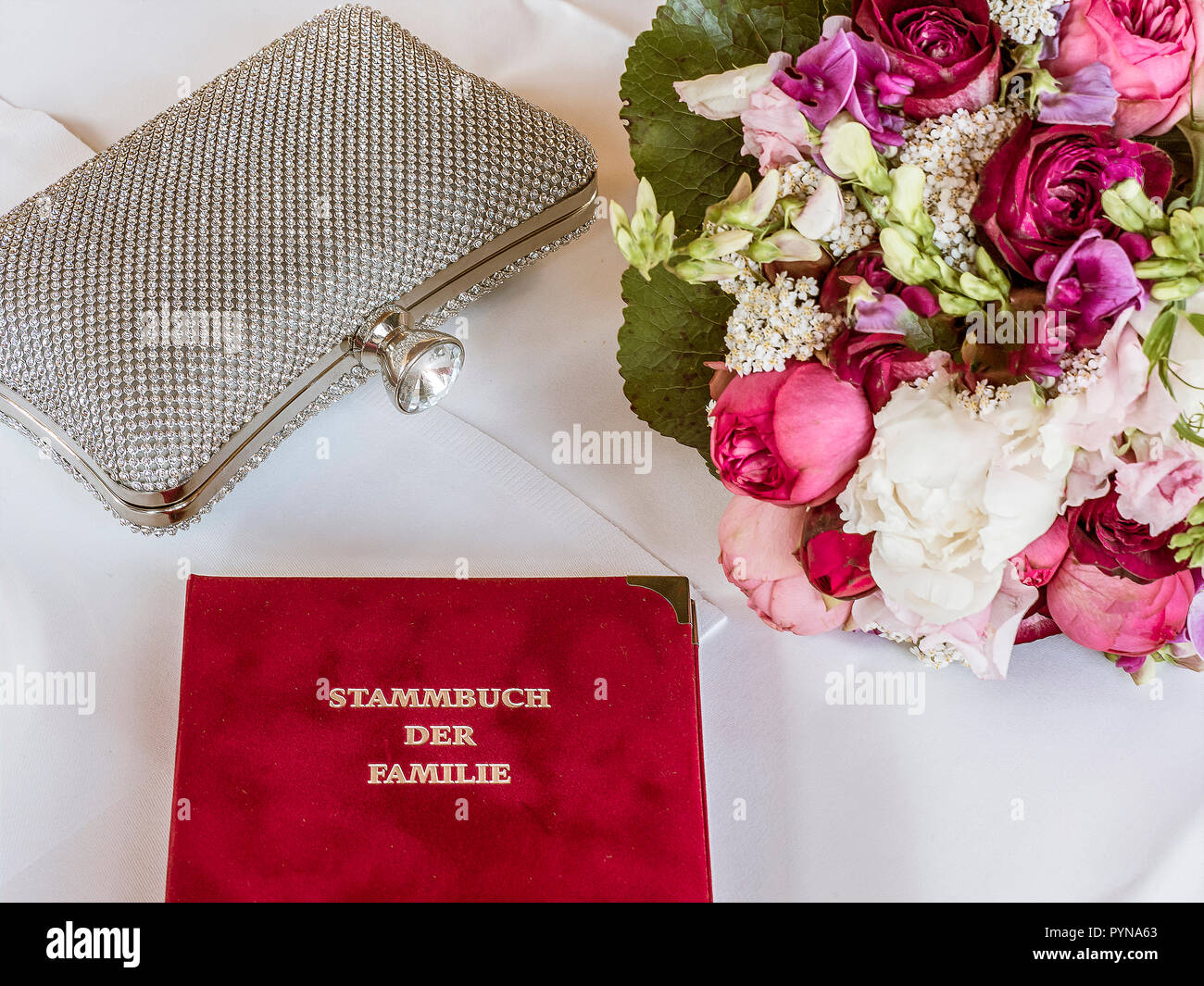 wedding on the registry office Stock Photo