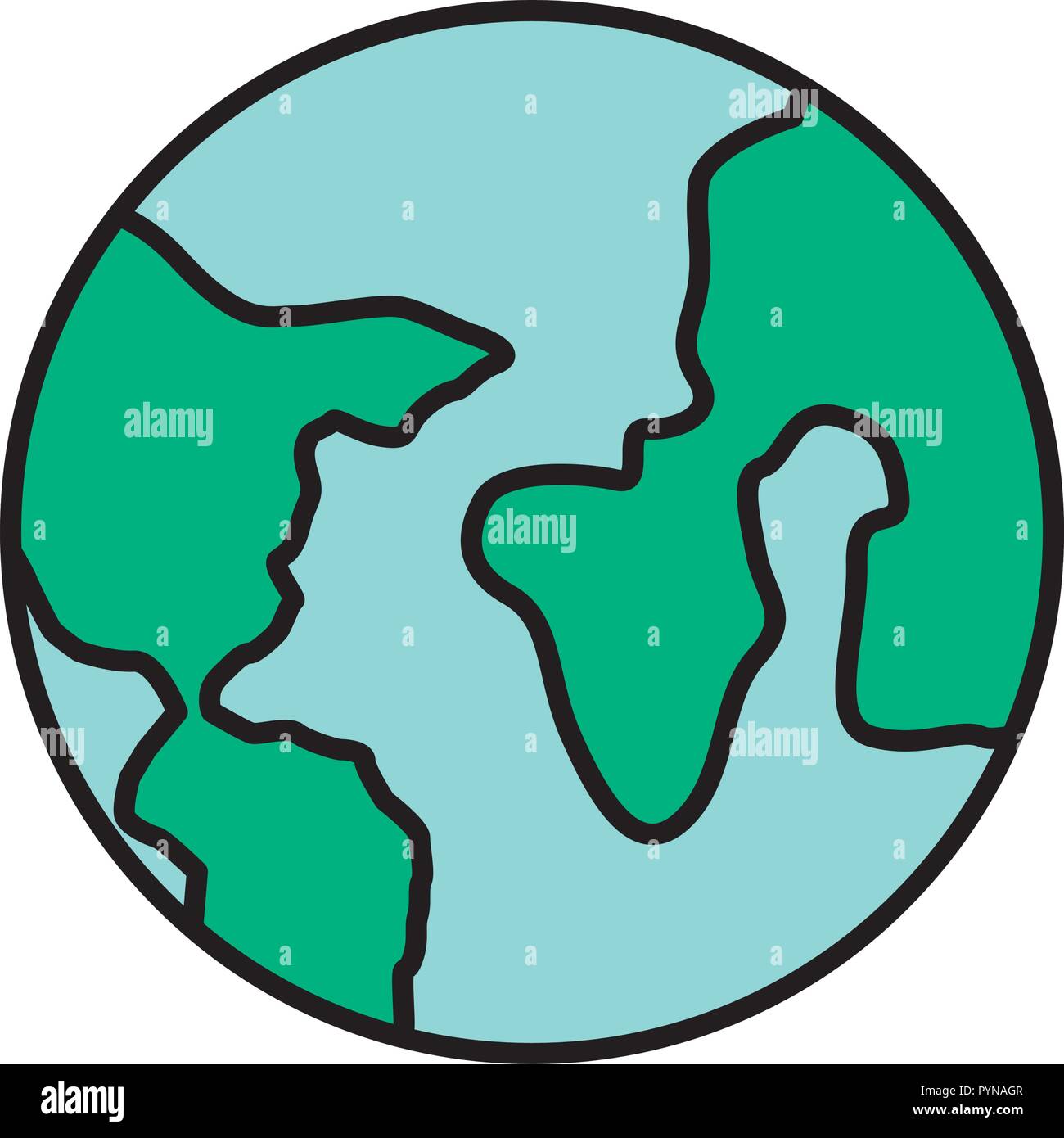 planet earth isolated icon Stock Vector Image & Art - Alamy