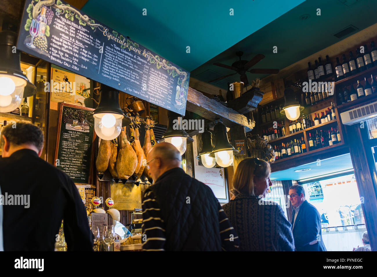 Winery restaurant bar Casa Paca. Salamanca, Castilla y Leon, Spain, Europe Stock Photo