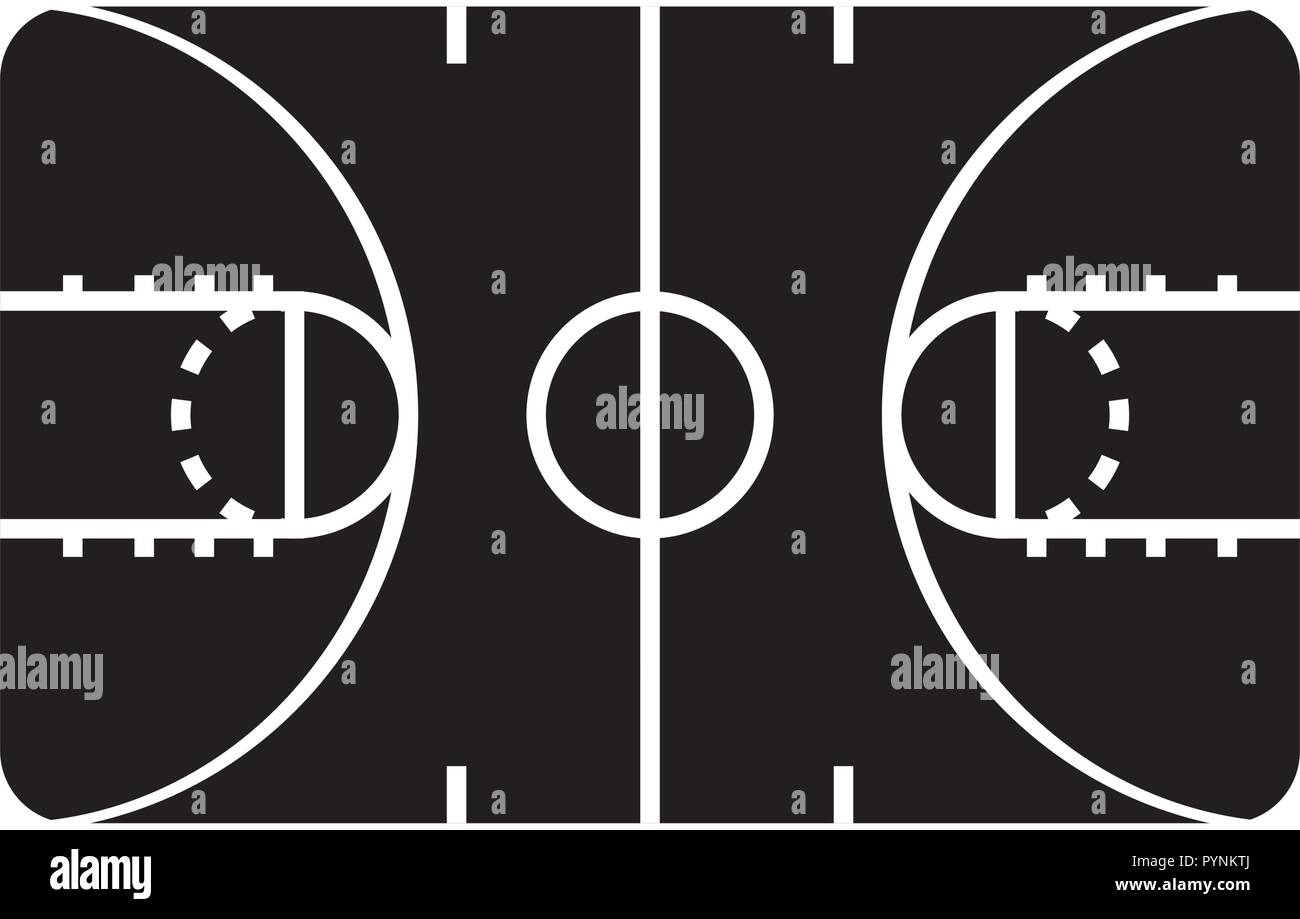 basketball court sport icon vector illustration design Stock Vector ...