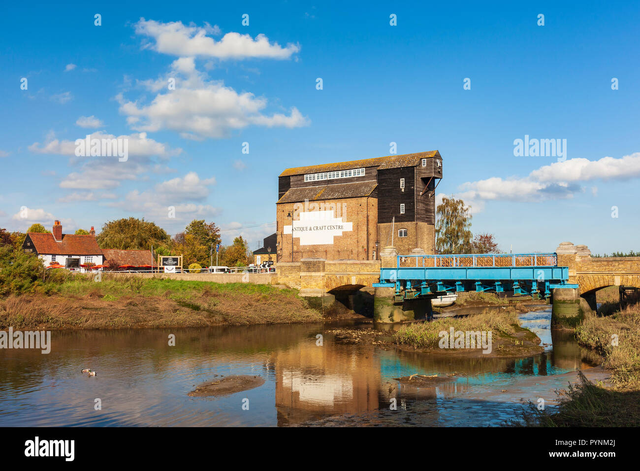The Old Tide mill, river Crouch, Battlesbridge, Wickford, Essex. Stock Photo