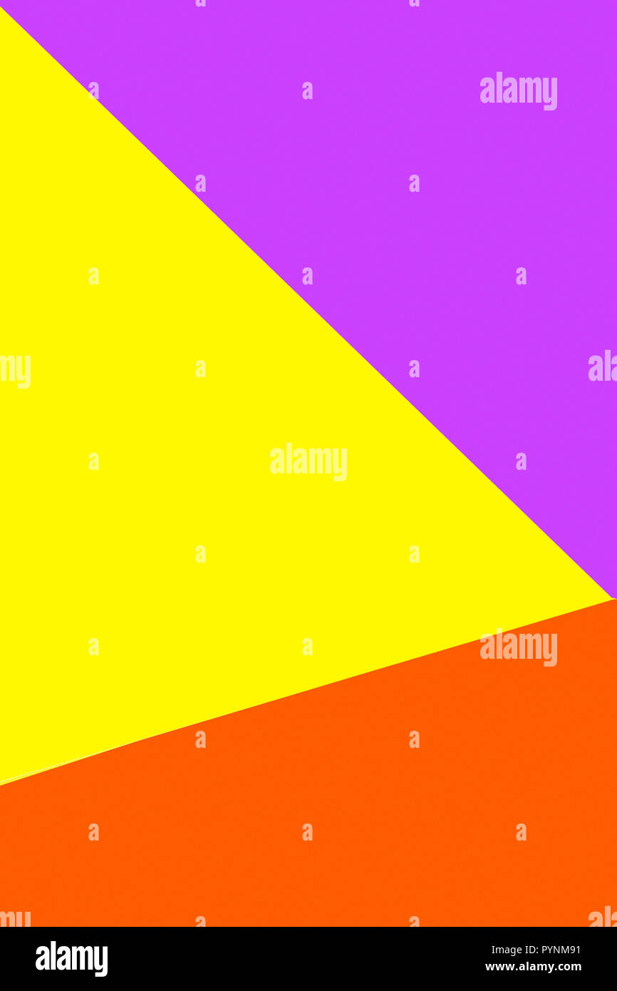 Background illustration with different color bright triangles. Stock Photo