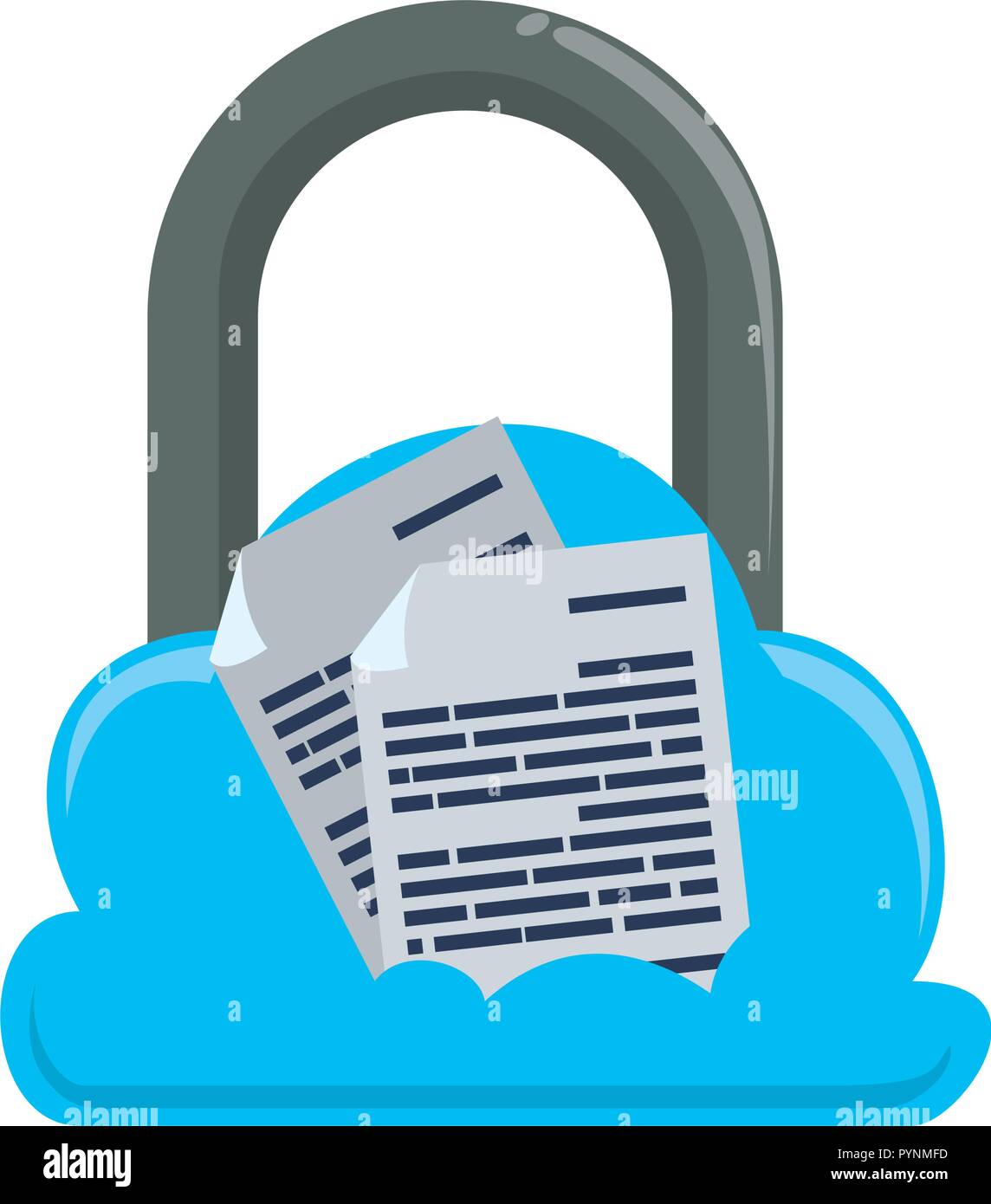 secure padlock isolated icon vector illustration design Stock Vector ...