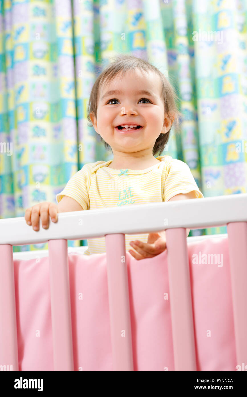 A one year old girl crib hi-res stock photography and images - Alamy