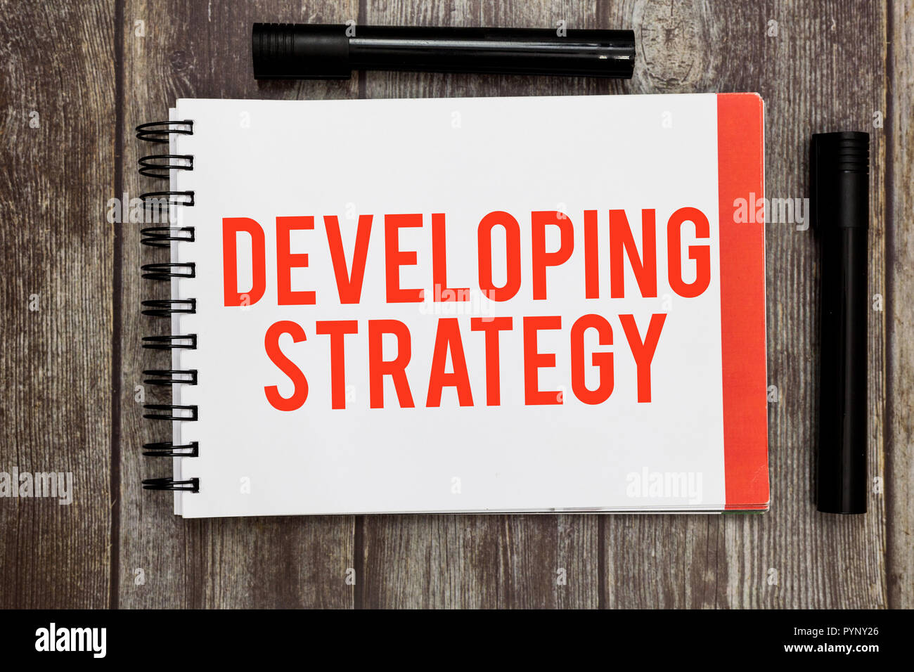 Dynamic Strategy Making Word Word writing text Developing Strategy. Business concept for ...