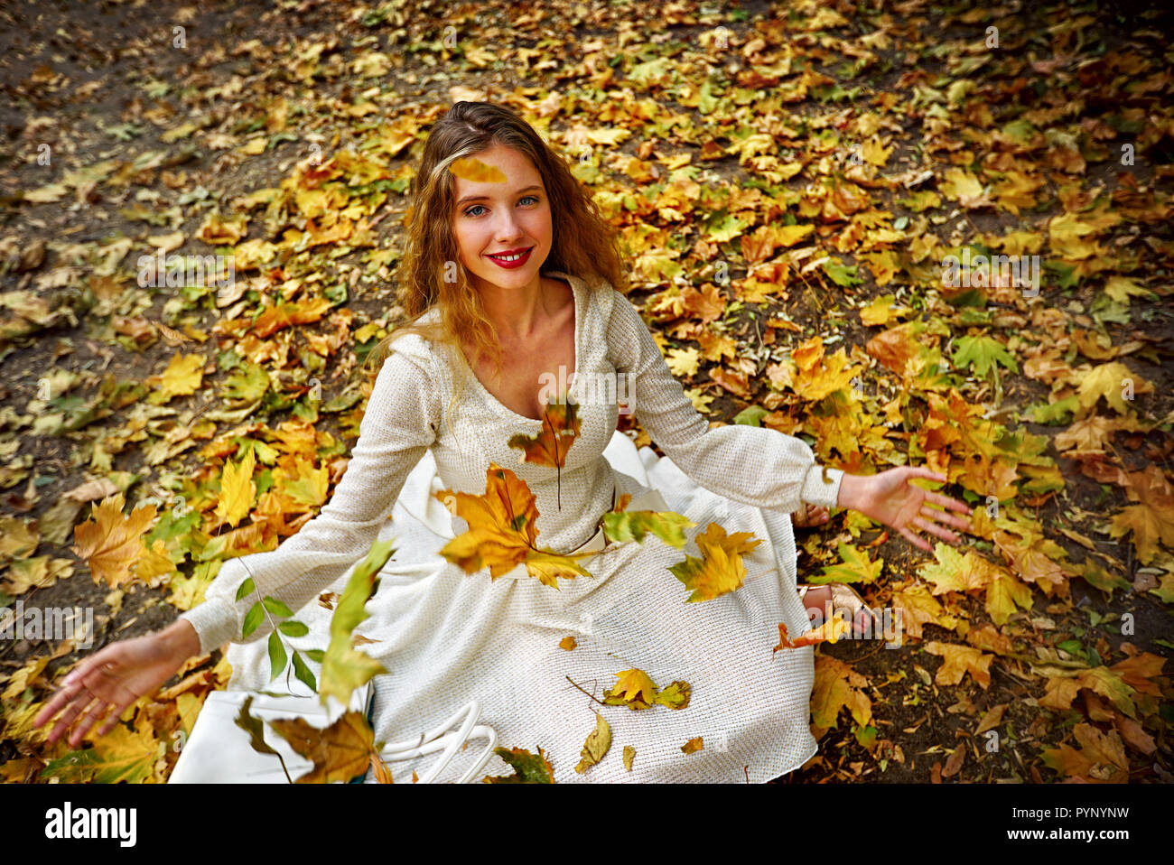 fall dresses boutique Autumn Leaves Dress – Sun and Whimsy main image 0