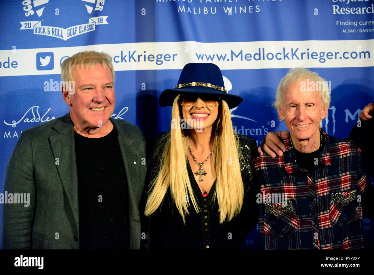 Malibu California Usa 28th Oct 2018 Musicians Robby