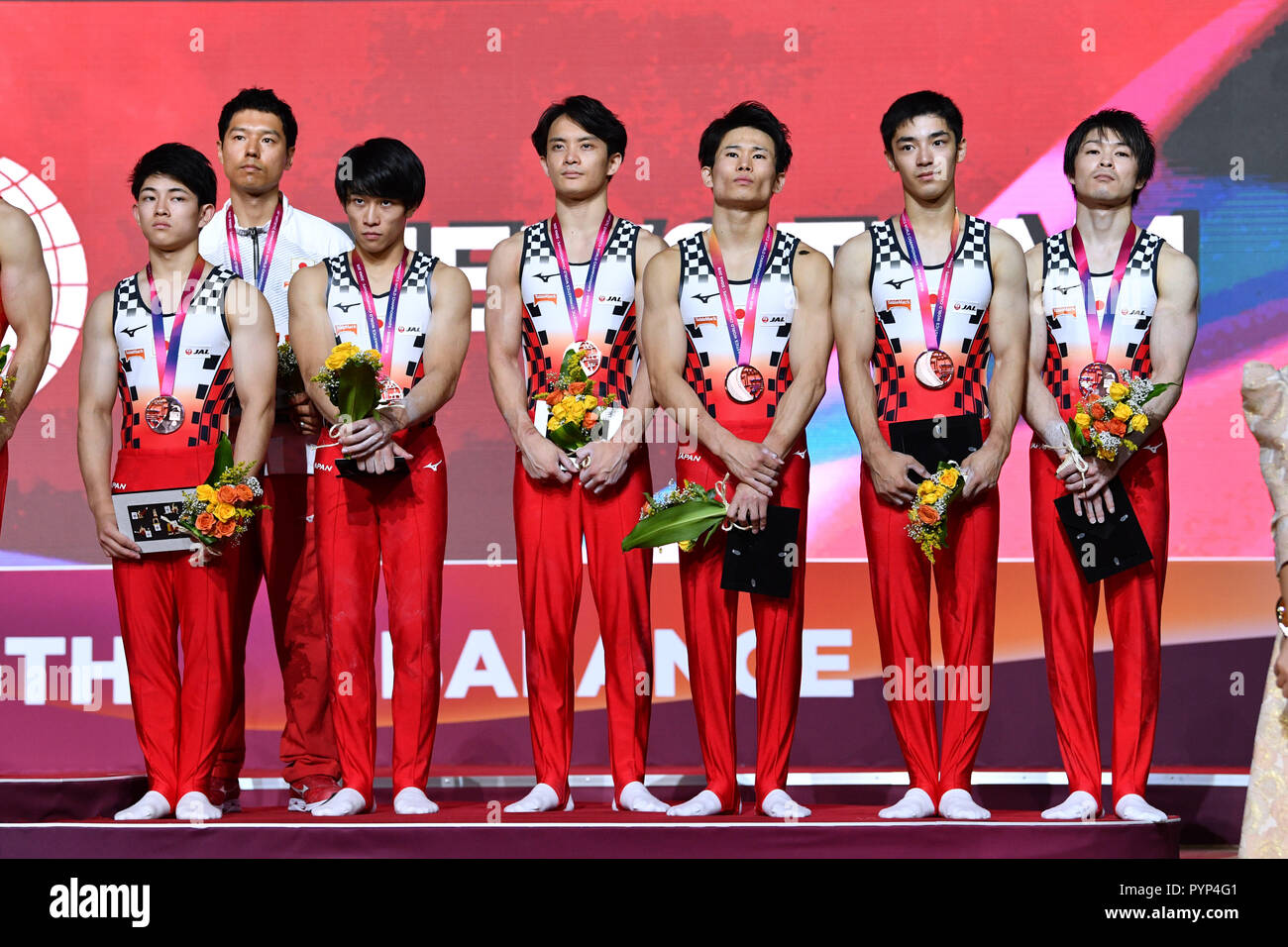 Doha, Qatar. 29th Oct, 2018. Japan team group (JPN), October 29, 2018