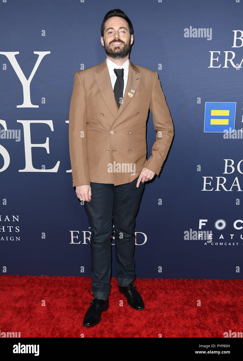 Los Angeles, CA, USA. 29th Oct, 2018. 29 October 2018 - Los Angeles, California - Garrard Conley. ''Boy Erased'' Los Angeles Special Screening held at The Director's Guild of America. Photo Credit: Birdie Thompson/AdMedia Credit: Birdie Thompson/AdMedia/ZUMA Wire/Alamy Live News Stock Photo