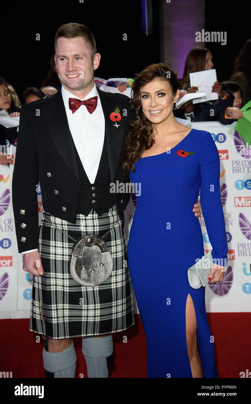 LONDON, UK. October 29, 2018: Kym Marsh at the Pride of Britain Awards
