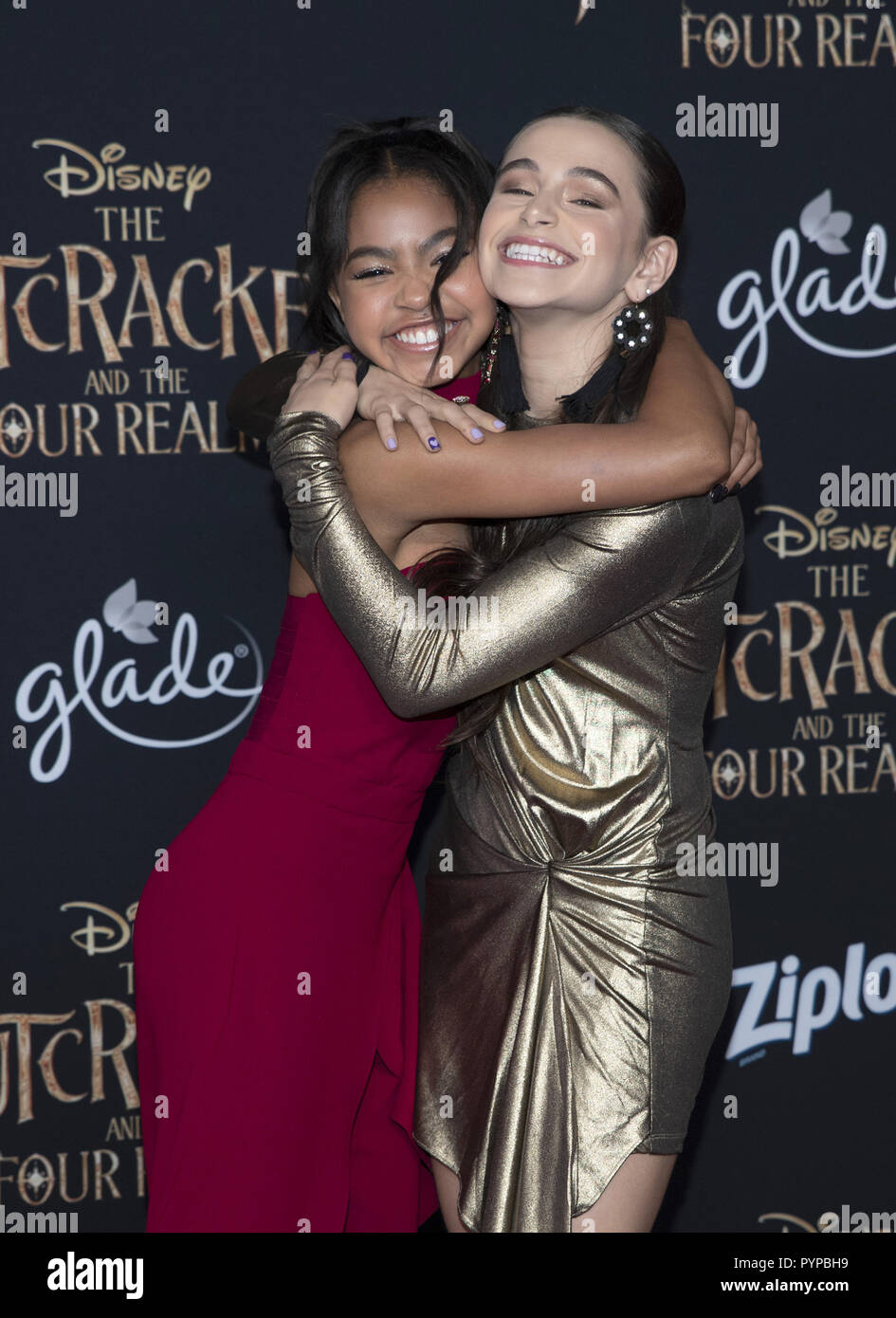 Los Angeles, Ca, USA. 29th Oct, 2018. Navia Robinson, Sky Katz, at the