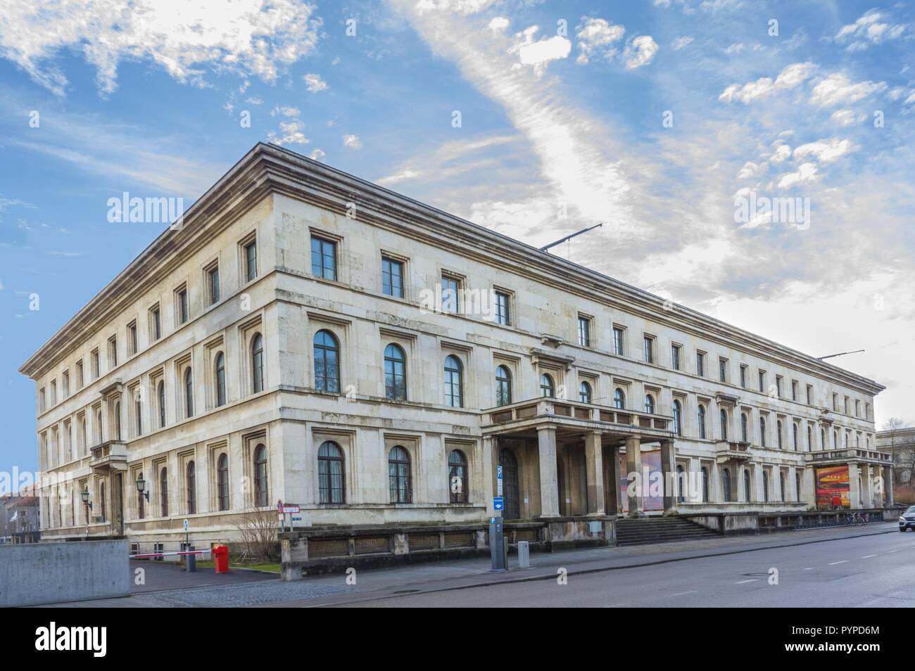 Munich (Germany) 4th January 2018 - The building of the former Fuehrerbau built between 1933-1937 after the plans of architect P. L. Troost Stock Photo