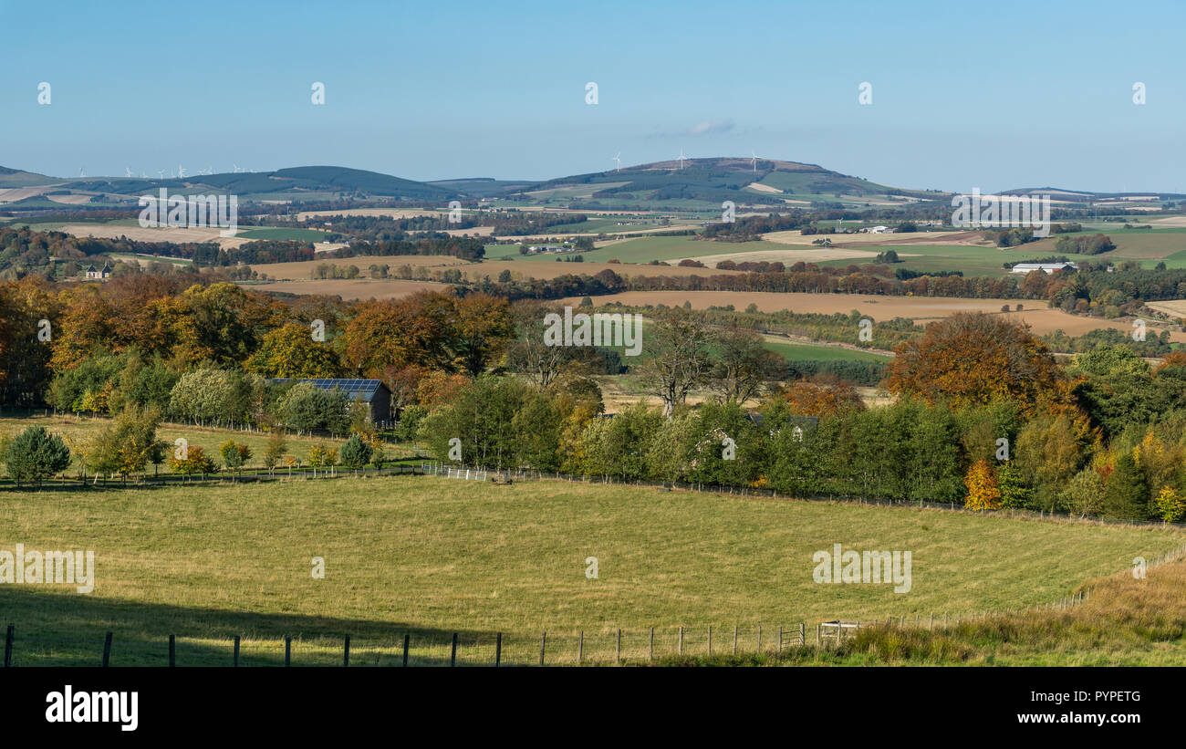 Countryside beside Inverurie, Aberdeenshire Stock Photo Alamy