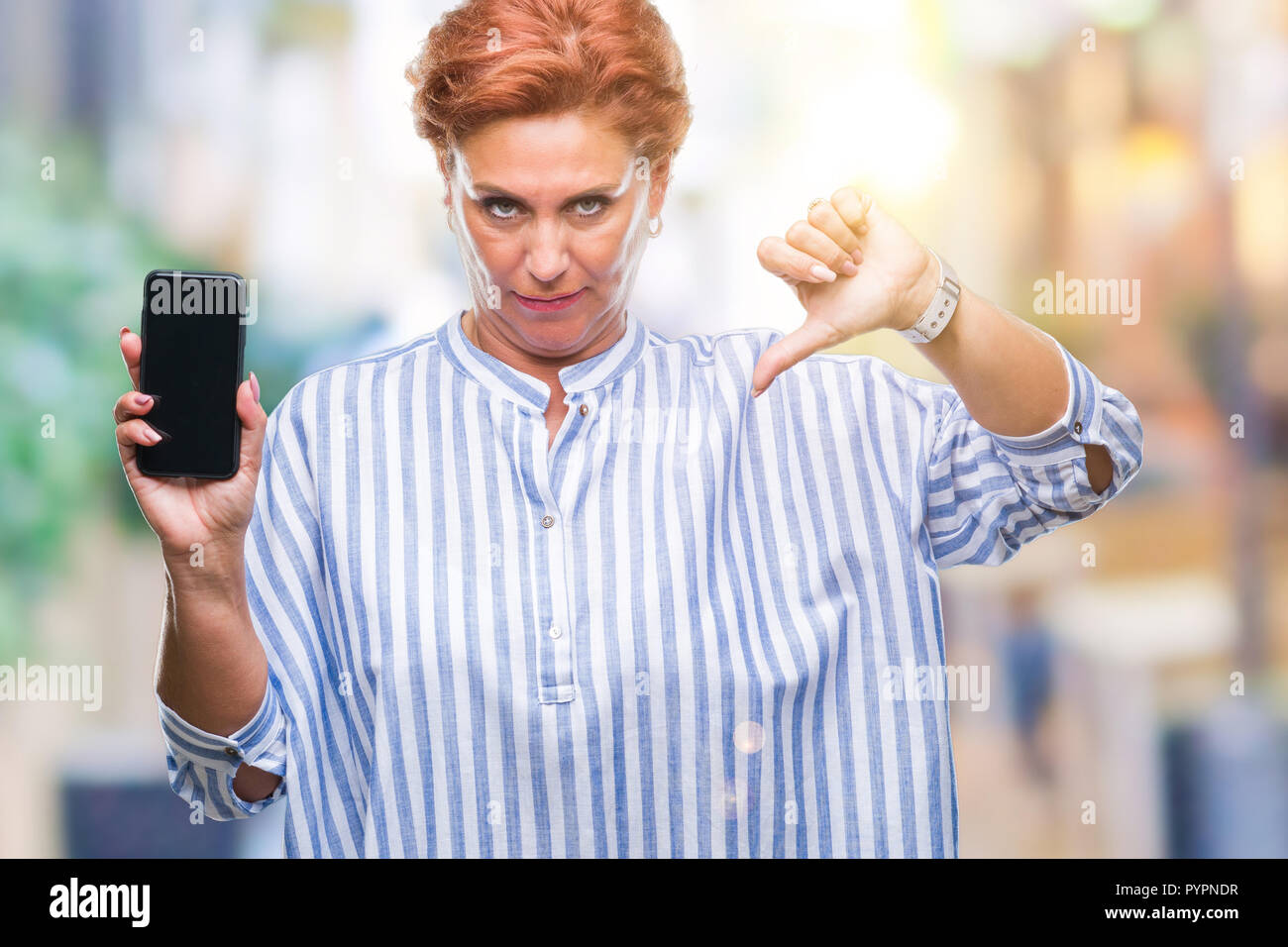 Mature Redhead Thumbs