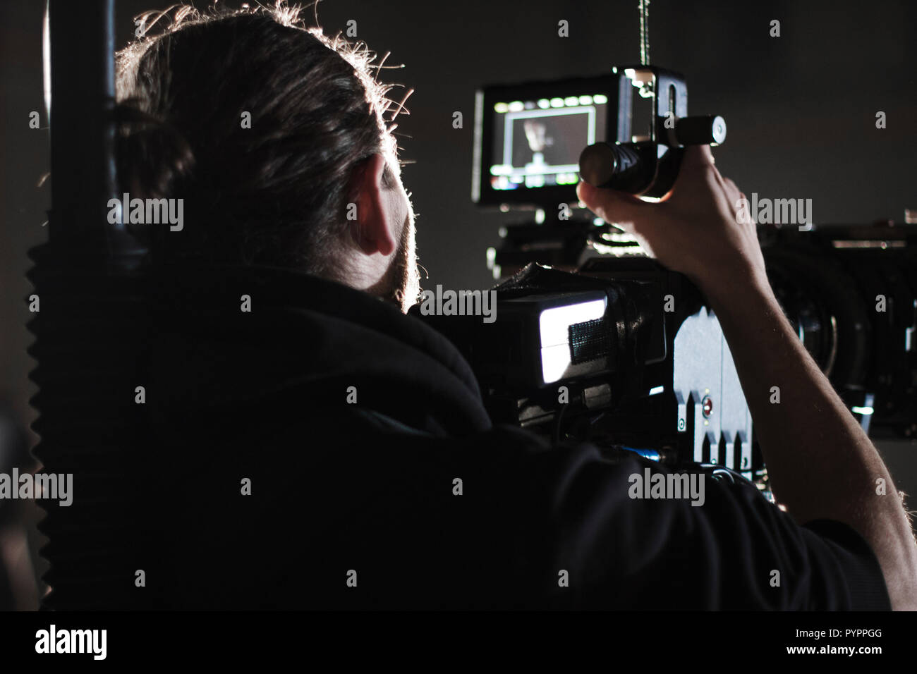 Videographer Rigs Mounted camera rig hi-res stock photography and images - Alamy