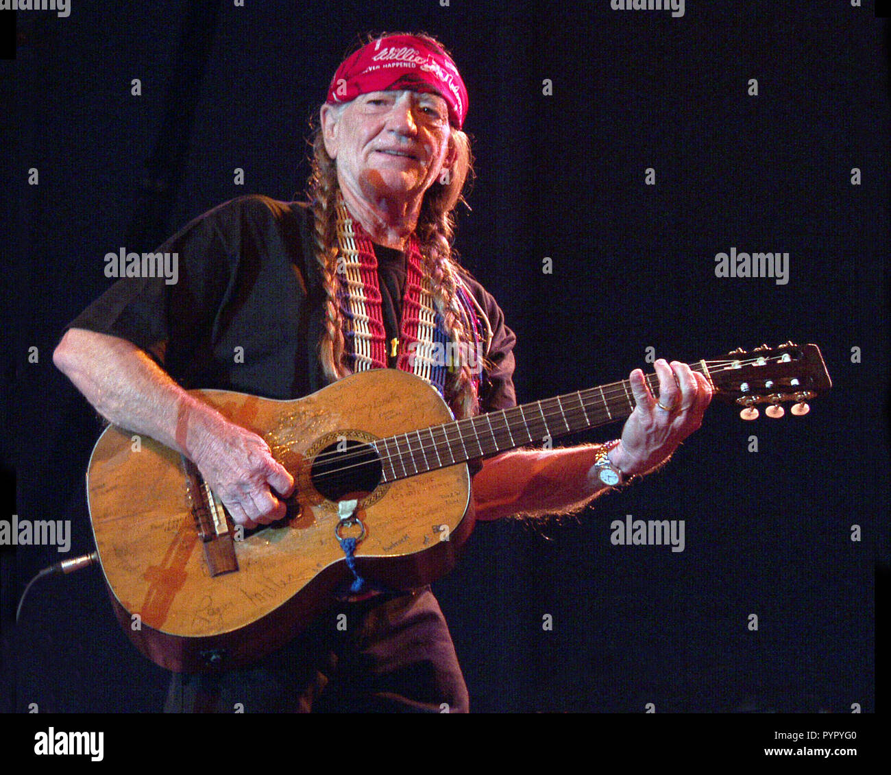 ATLANTA, GA - AUGUST 19: Willie Nelson performs at Chastain Park ...