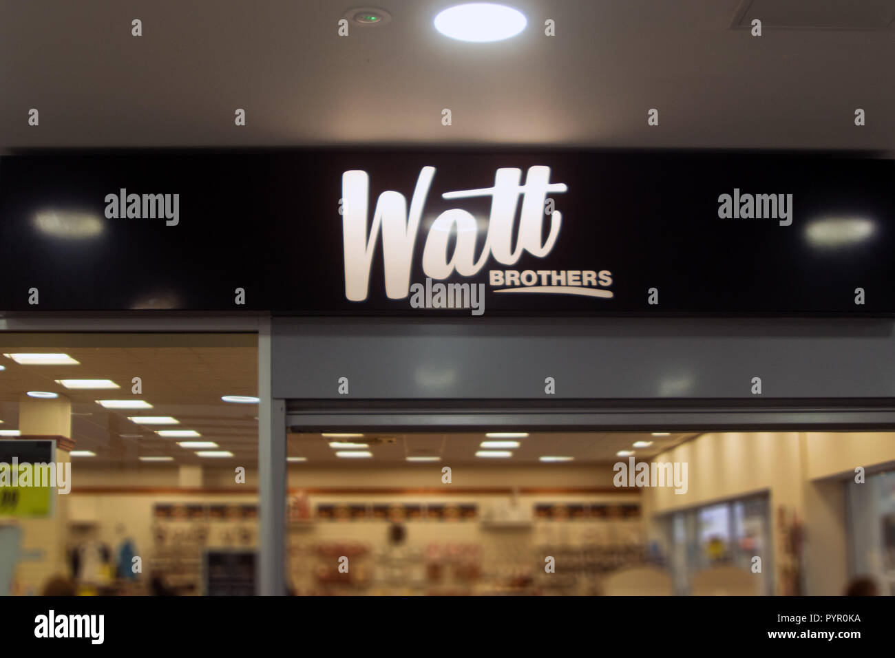 Watt Brothers department store, Clyde Shopping Centre, Clydebank, Scotland Stock Photo