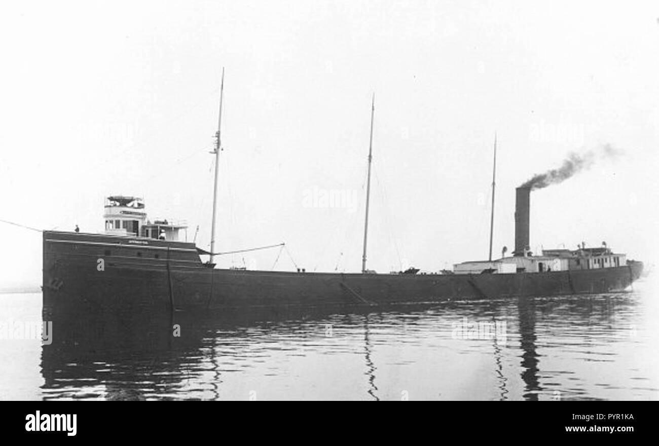 The SS Appomattox bulk cargo steamship. Stock Photo