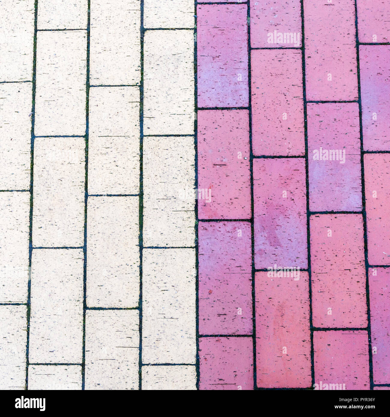 Colored concrete textured paving slabs, close up image Stock Photo Alamy
