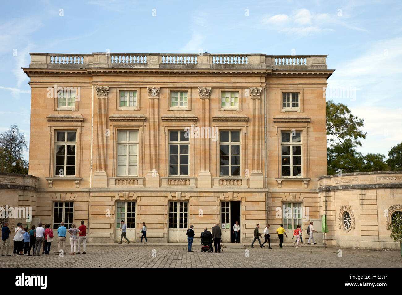 The Petit Trianon, Marie Antoinette’s chosen home at Versailles Stock Photo
