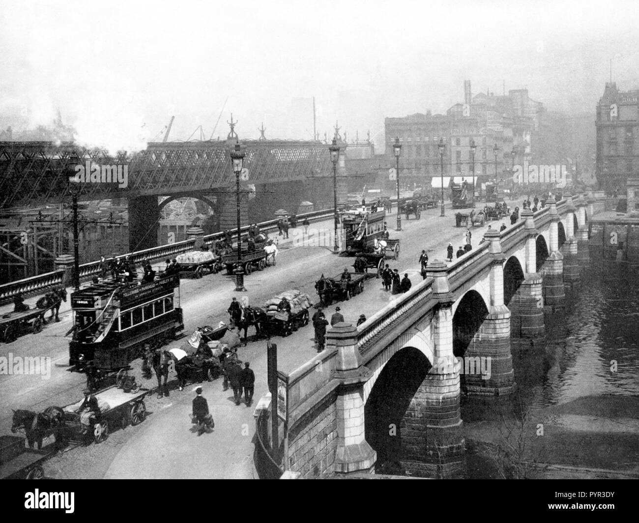 Glasgow early 1900s Stock Photo