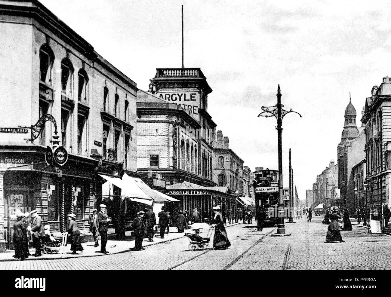 Argyle Street, Birkenhead early 1900s Stock Photo Alamy